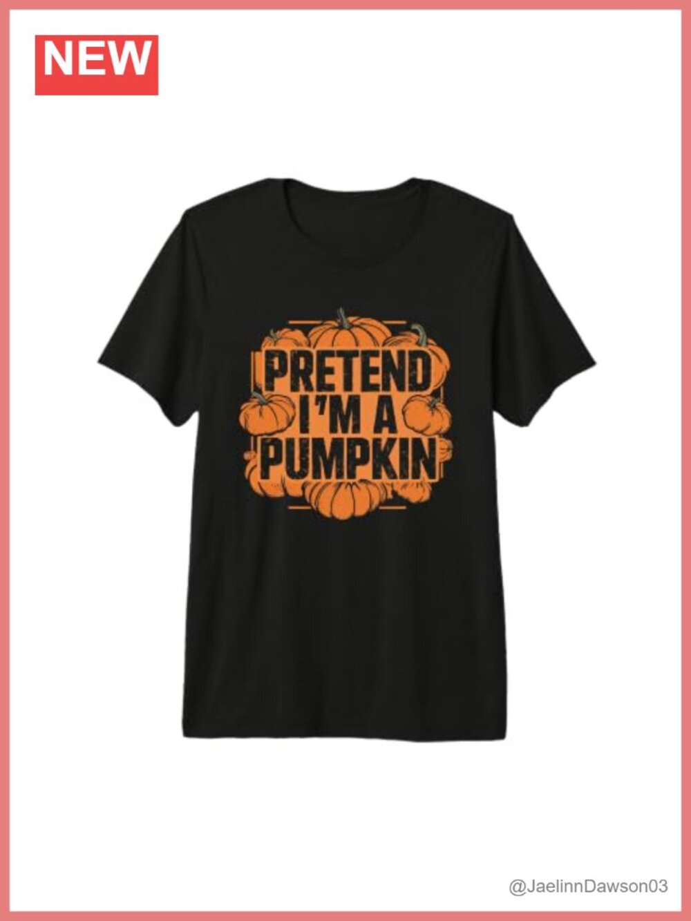 Halloween Vegan Vegetable Graphic Tee Tri-Blend Crew Neck Top